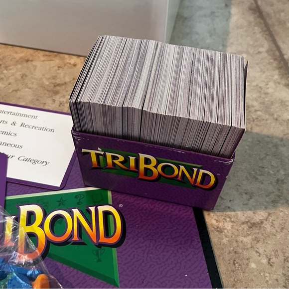 TriBond Board Game 1992 Big Fun Games 100% complete - Picture 8 of 12